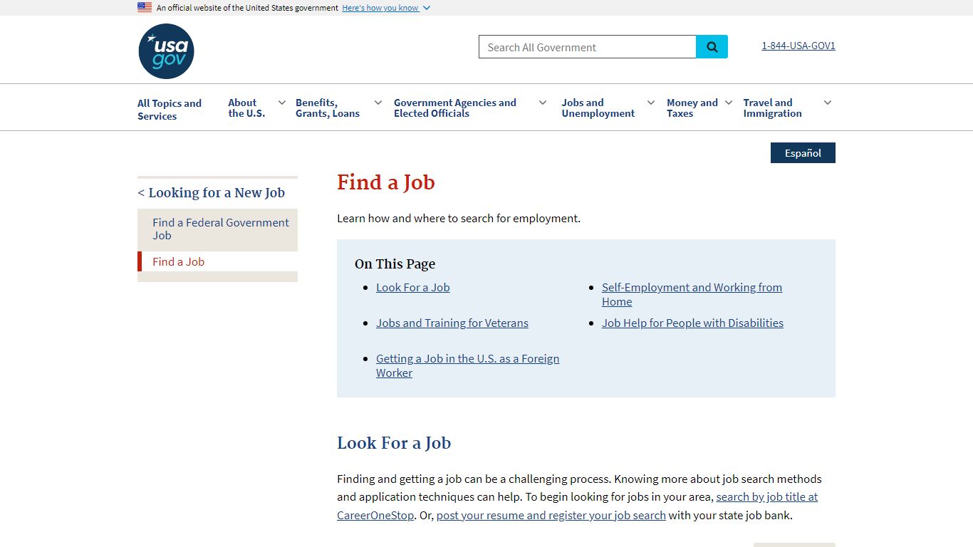 Find a Job | USAGov